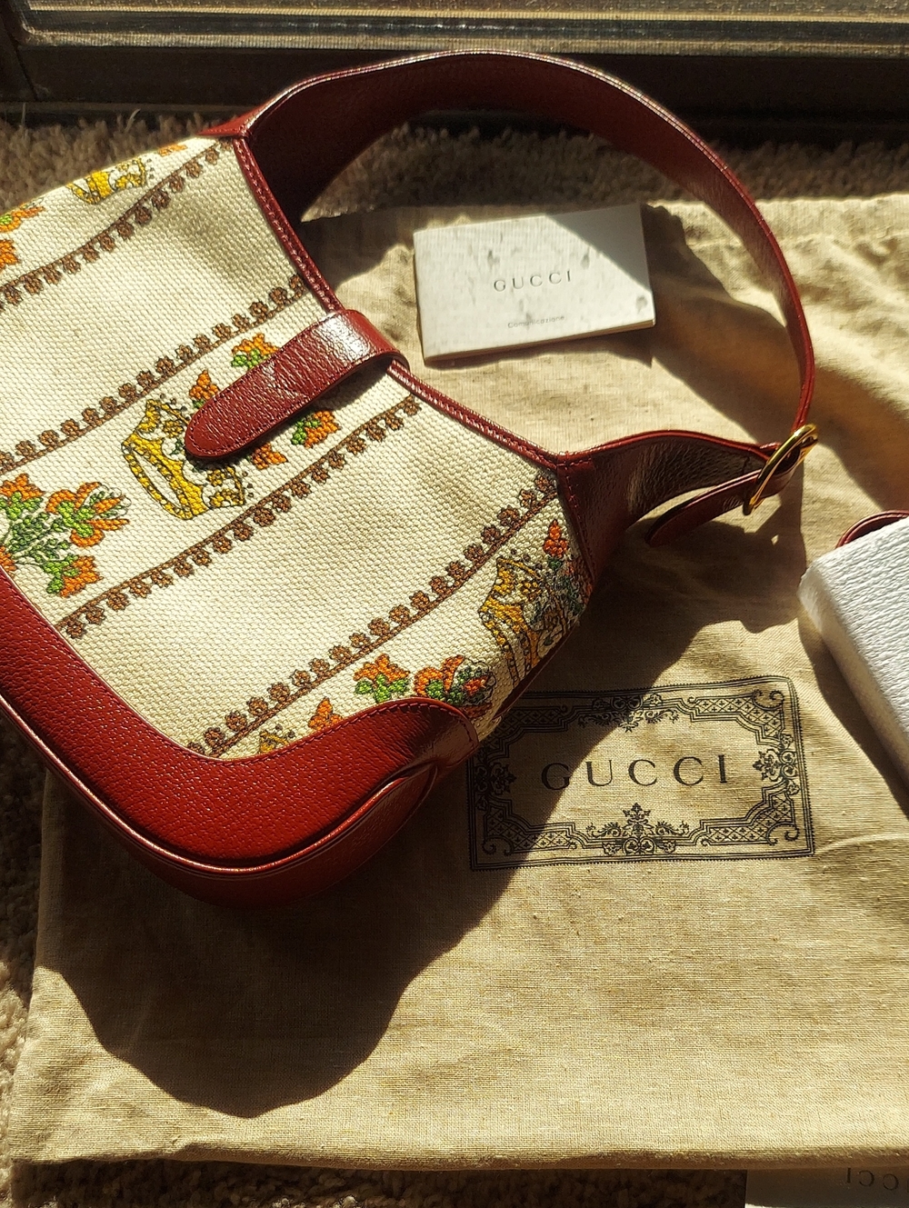 Gucci MUSIC IS MINE Jackie 1961 SMALL Shoulder Handbag New - Picture 7 of 7
